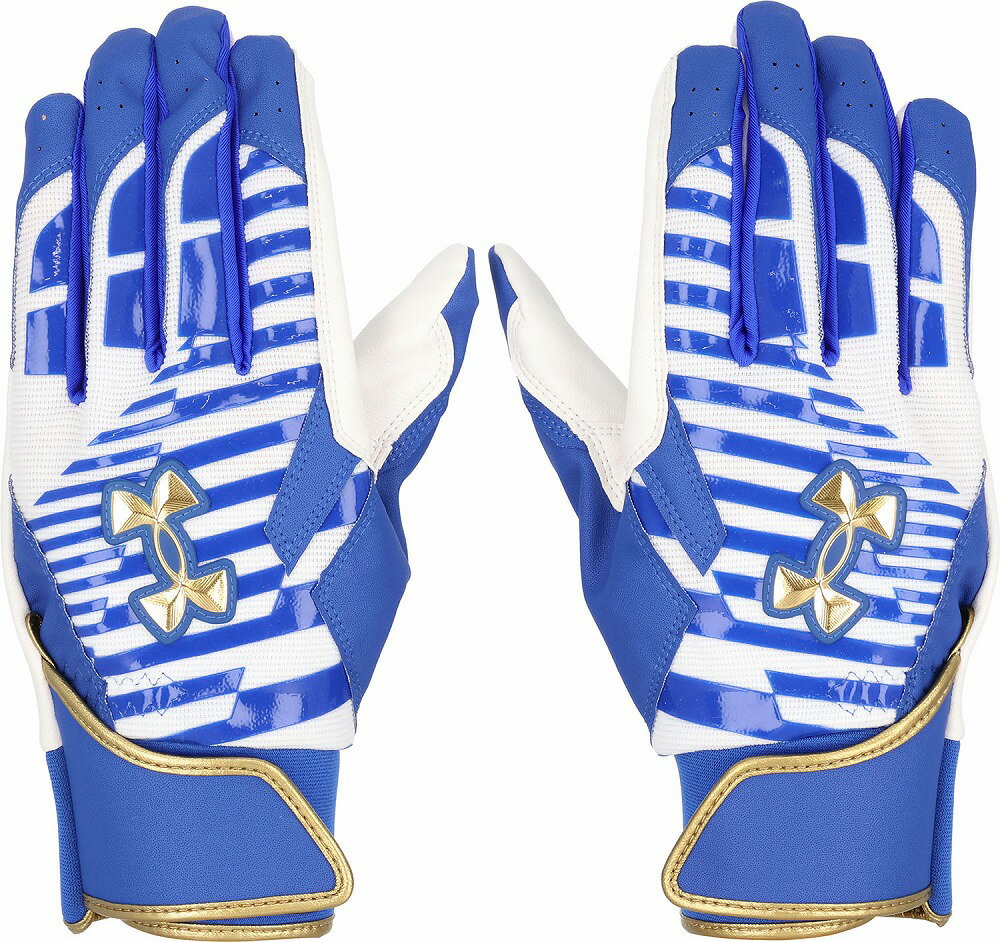 ������������ޡ� UA���꡼�󥢥å� �ץ� �Хåƥ��󥰥������֡�Royal/White/Metallic Gold����������LG�� DOM-6001312-4...