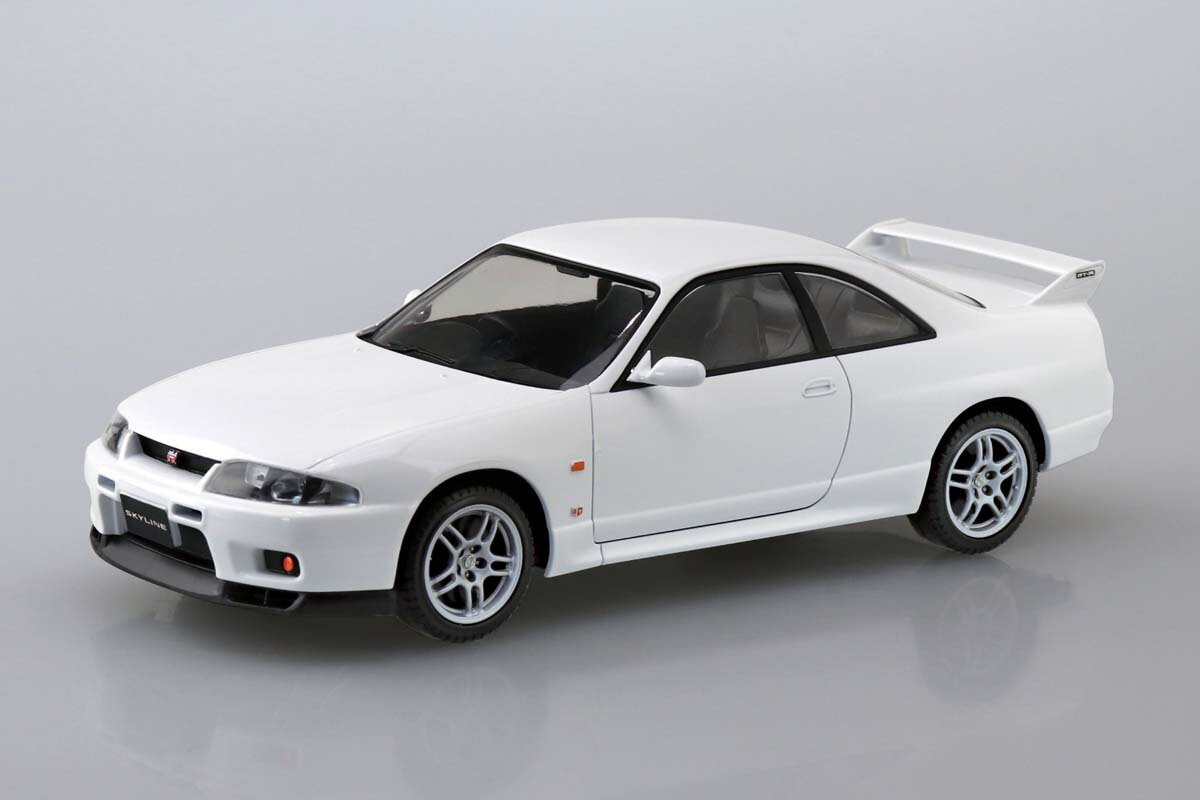 Other - アオシマ 1/32 楽プラ スナップキット No.21-WH ニッサン R33スカイラインGT-R(ホワイト）【00353】 プラモデル