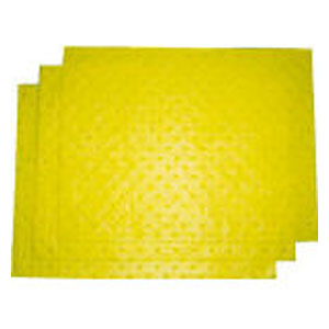 橋本クロス オイルシート　イエロー　薬品対応　400mm×500mm　150枚入 YHO4050