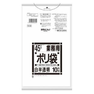 日本サニパック N-4945L厚口白半透明　10枚 N49HCL