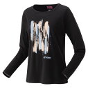 YO-16813-007-XO ヨネックス レディース ロングスリーブTシャツ(ブラック・サイズ:XO) YONEX(4)