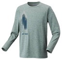 YO-16805-149-M ヨネックス ユニセックス ロングスリーブTシャツ(オリーブ・サイズ:M) YONEX
