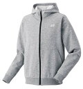 YO-50181-010-O ヨネックス ユニセックス スウェットパーカー(グレー・サイズ:O) YONEX