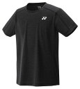 YO-10670-007-XO ヨネックス ユニセックス ゲームシャツ(フィットスタイル)(ブラック・サイズ:XO) YONEX