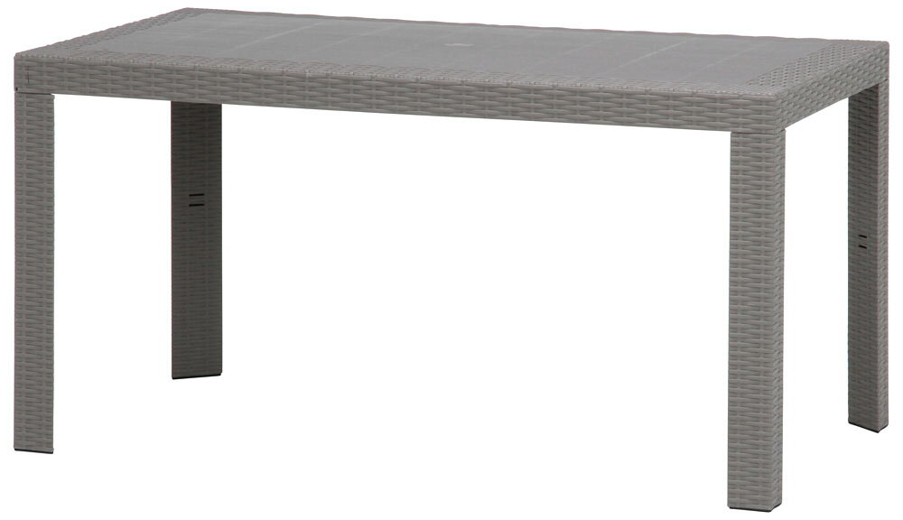 49925 不二貿易 ステラ テーブル 80×140（グレー） [49925フジボウエキ]