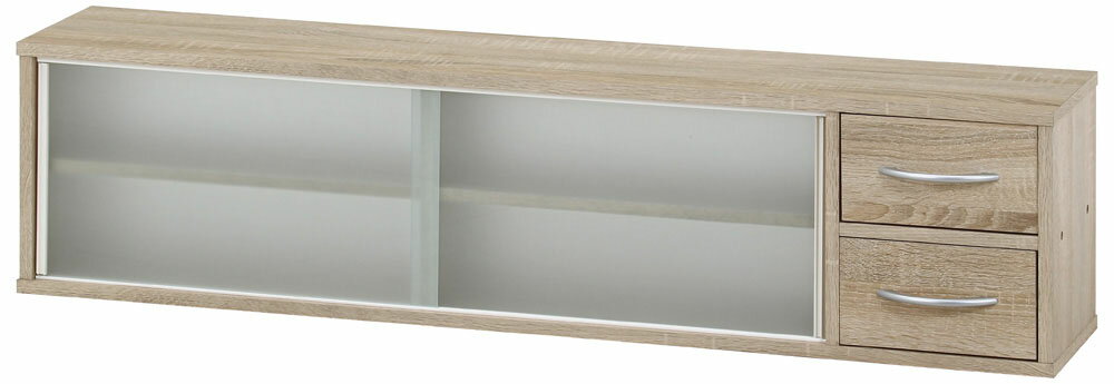 不二貿易 カウンター上収納ラック 120幅（オーク） 52287 [52287フジボウエキ]