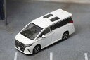 ダイキャストチーム 1/64 トヨタ アルファード 2024 右ハンドル仕様 ホワイト【LL-041-182】 ミニカー