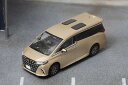 ダイキャストチーム 1/64 トヨタ アルファード 2024 右ハンドル仕様 ゴールド【LL-041-186】 ミニカー