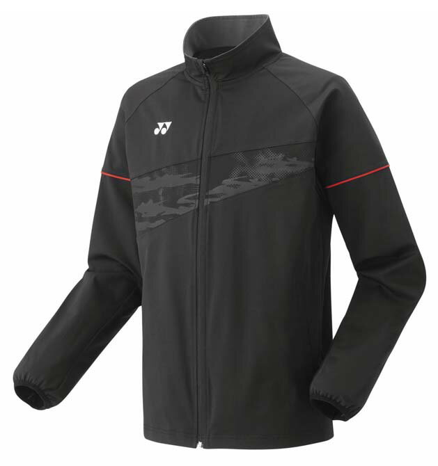 ヨネックス ユニセックス ニットウォームアップシャツ（フィットスタイル）（ブラック・サイズ：L） YO-50178-007-L YONEX