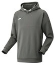 YO-30111-010-L ヨネックス ユニセックス パーカー(フィットスタイル)(グレー・サイズ:L) YONEX