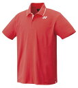YO-10628-475-XO ヨネックス ユニセックス ゲームシャツ(コーラルレッド・サイズ:XO) YONEX