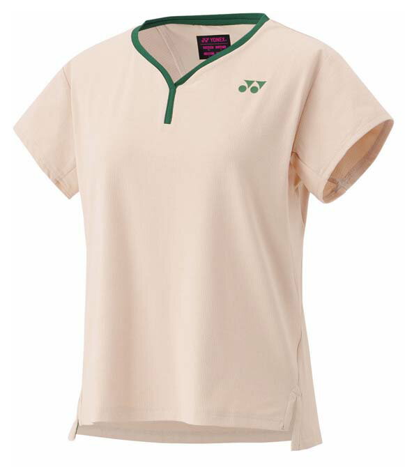 ヨネックス レディース ゲームシャツ（ピンクベージュ・サイズ：L） YO-20837-630-L YONEX