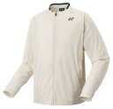 YO-50168-206-L ヨネックス ユニセックス ウォームアップシャツ(ナチュラル・サイズ:L) YONEX