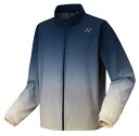 YO-50171-113-M ヨネックス ユニセックス ウォームアップシャツ(インクブル-・サイズ:M) YONEX