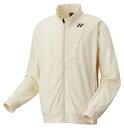 YO-50175-206-L ヨネックス ユニセックス ニットウォームアップシャツ(ナチュラル・サイズ:L) YONEX