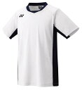 YO-10634-011-O ヨネックス メンズ ゲームシャツ(ホワイト・サイズ:O) YONEX