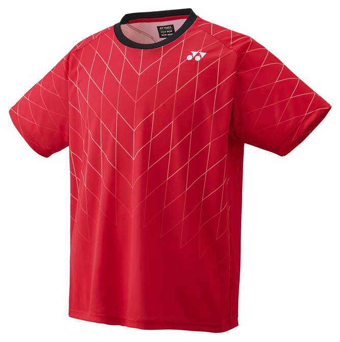 ヨネックス ユニセックス ドライTシャツ（ジャパンレッド・サイズ：M） YO-16830-364-M YONEX
