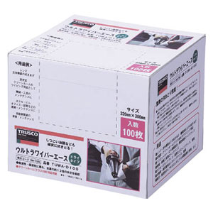 トラスコ中山 ウルトラワイパーエース　ドライタイプ　100枚入 TUWAD100