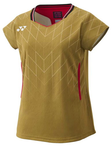 YO-20915-016-L ヨネックス レディース ゲームシャツ(フィットシャツ)(ゴールド・サイズ:L) YONEX YO-20915-016-L ヨネックス レディース ゲームシャツ(フィットシャツ)(ゴールド・サイズ:L) YONEX