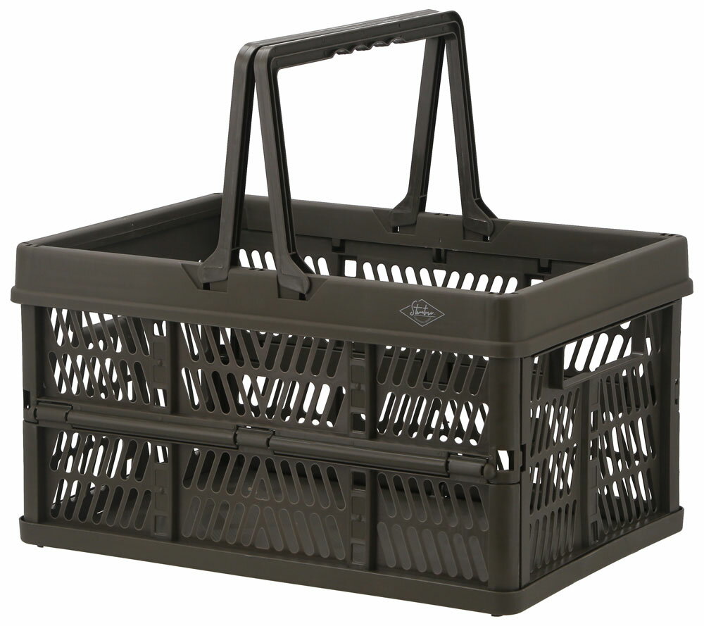 不二貿易 折りたたみコンテナ L（カーキ） 86449 [86449フジボウエキ]