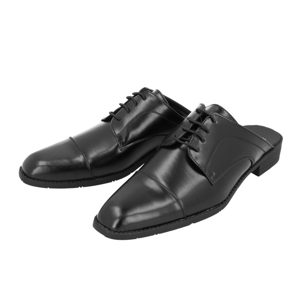 UN SNOBBISH(アンスノビッシュ) UN SNOBBISH ビジネススリッパ（UN311.BLACK L（約26cm）） BF013505-1B-2A(4)