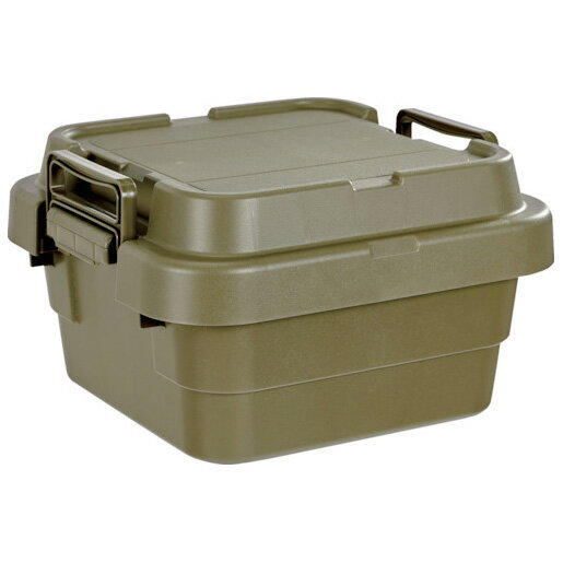 トラスコ中山 トランクカーゴ フラット天板仕様 浅型 20L ОD色 ODCFL-30 TRUSCO [ODCFL30]