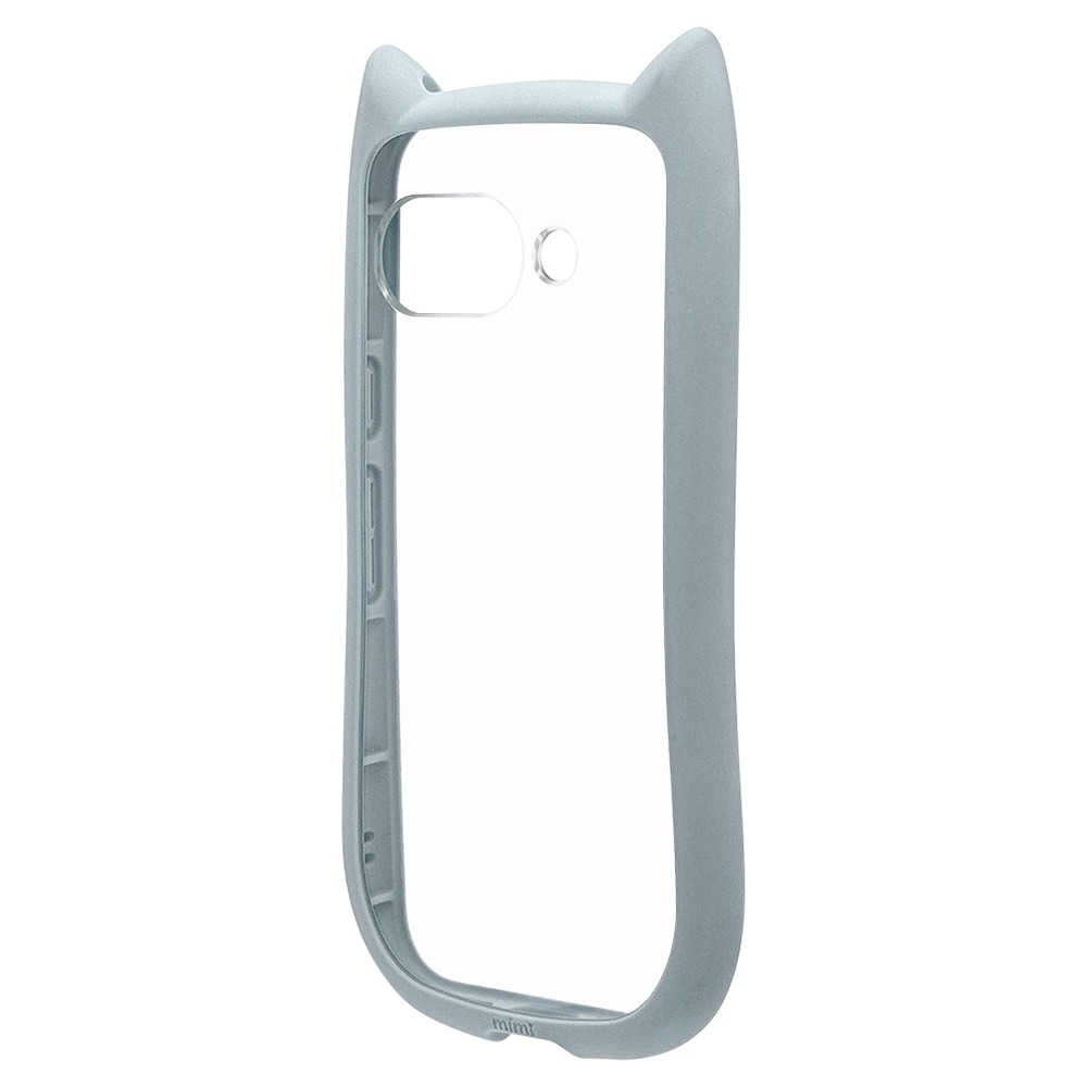ラスタバナナ Google Pixel 9a用 MIMI 猫耳ハイブリッドケース TPU×PC（スモーキーブルー） 8612P9AHPSBL