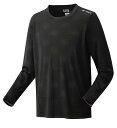 YO-16809-007-L ヨネックス ユニセックス ロングスリーブTシャツ(ブラック・サイズ:L) YONEX