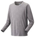 ヨネックス ユニセックス ロングスリーブTシャツ(グレー・サイズ:M) YO-16809-010-M YONEX