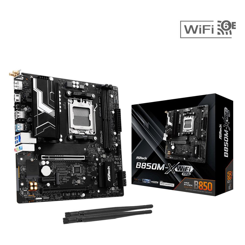 ASRock|アスロック ASRock B850M-X WiFi R2.0 マザーボード B850M-XWIFIR2.0