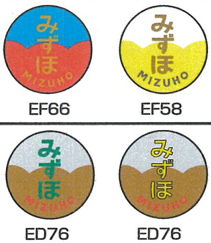 Parts - ［鉄道模型］モリヤスタジオ (N) SみずほB(ブルートレイン) 機関車用トレインマーク