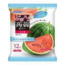 ぷるんと蒟蒻ゼリー スイカ (20g×6個) オリヒロ プルントパウチ スイカ 6コ