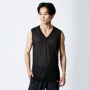 C2JAB11309LL ミズノ メンズ アンダーVネックノースリーブシャツ(ブラック・サイズ:LL) MIZUNO カルエアー