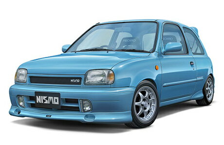 フジミ 1/24 NISSAN MARCH (K11型) NISMOパーツ付き　ニスモ40周年組立式ケース付き【ID1006】 プラモデル