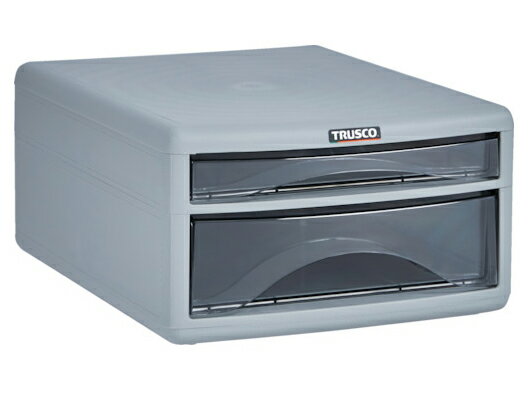 トラスコ中山 プラスチックレターケース　A4浅型1段、深型1段 PA4SW2(トラスコ)