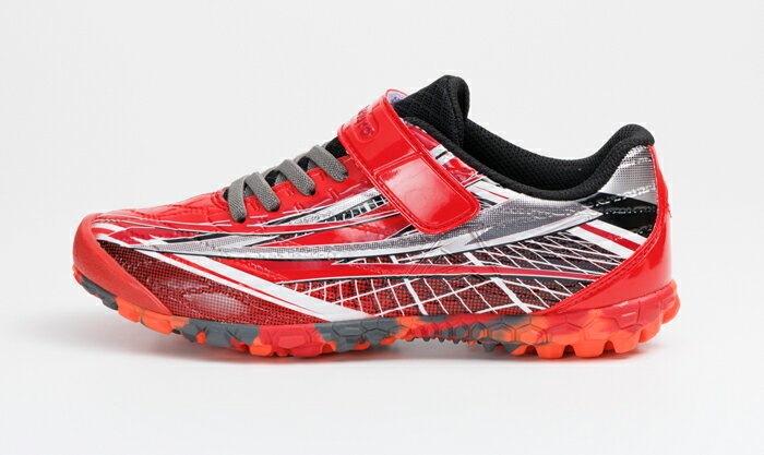 J045-RED-170 アサヒシューズ キッズ スニーカー アサヒ J045【ガチ強】（レッド・サイズ：17.0cm） KE74941