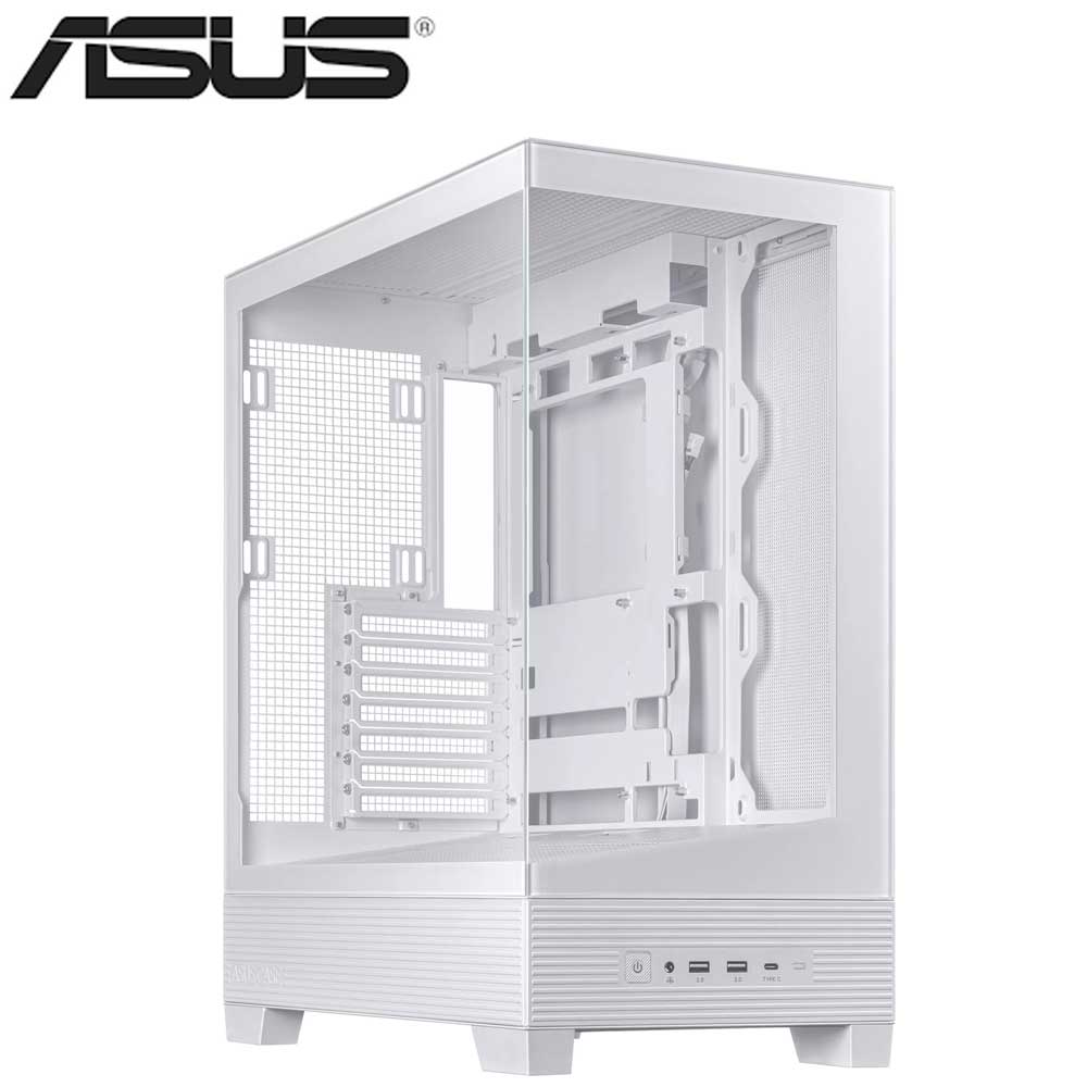 ASUS｜エイスース ピラーレス構造のミドルタワー PCケース ASUS A31 Case（ホワイト） ASUS/A31/WH