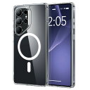 ESR Galaxy S25 Ultra用 MagSafe対応 ハイブリッドケース(クリア) Classic Hybrid Case (HaloLock) Co...