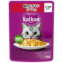 カルカン パウチ とろみ仕立て 味わいチキン ビーフ入り 60g マースジャパンリミテッド KP131アジワイチキンビ-フ60G
