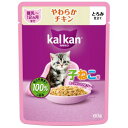 カルカン パウチ とろみ仕立て 12ヵ月までの子ねこ用 やわらかチキン 60g マースジャパンリミテッド KP143コネコヤワラカチキン60G