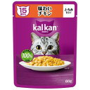 カルカン パウチ とろみ仕立て 15歳から 味わいチキン 60g マースジャパンリミテッド KP14815サイアジワイチキン60G