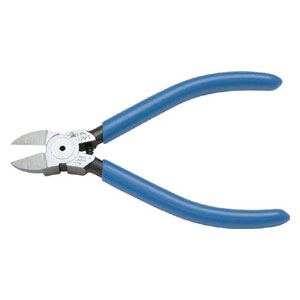 フジ矢 プラスチックニッパ（ストレート刃・バネ付）125mm FPN125FS