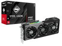ASRock|アスロック ASRock Radeon RX 9070XT Steel Legend DARK 16G グラフィックボード(ブラック) RX9070XTSLD16G