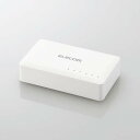 エレコム|ELECOM Giga対応5ポートスイッチ(プラ筐体/ACアダプター) EHC-G05PA2-W