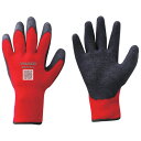 トラスコ中山 防寒天然ゴム手袋 裏起毛タイプ レッド Lサイズ WG171R-L TRUSCO
