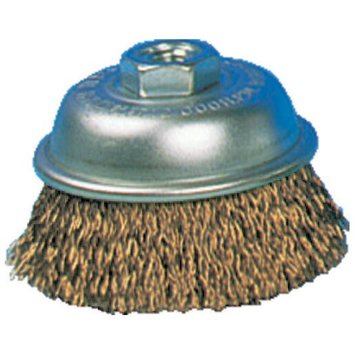 トラスコ中山 電動工具用カップブラシ φ75 真鍮メッキ 線径0.27 GCB-75TRUSCO