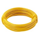 TCWS12Y トラスコ中山 カラー針金 小巻タイプ・18番手 黄 線径1.2mm