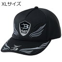がまかつ ワッペンキャップ LLサイズ(ブラック/BLACK WORKS) ワッペンキャップLLサイズ(ブラック/BLACKWORKS) Gamakatsu 帽...