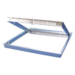 日大工業 アルミ天井点検口　ワニハッチ　450角（シルバー） 000920 ワニ印