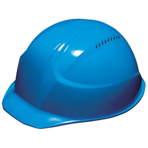 トラスコ中山 超軽量ヘルメット軽帽 通気孔付 ブルー TD-AA17V-B TRUSCO